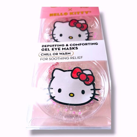 Hello Kitty Depuffing Comforting Gel Eye Masks,Set of 2, Reusable & Cruelty Free - Picture 2 of 3
